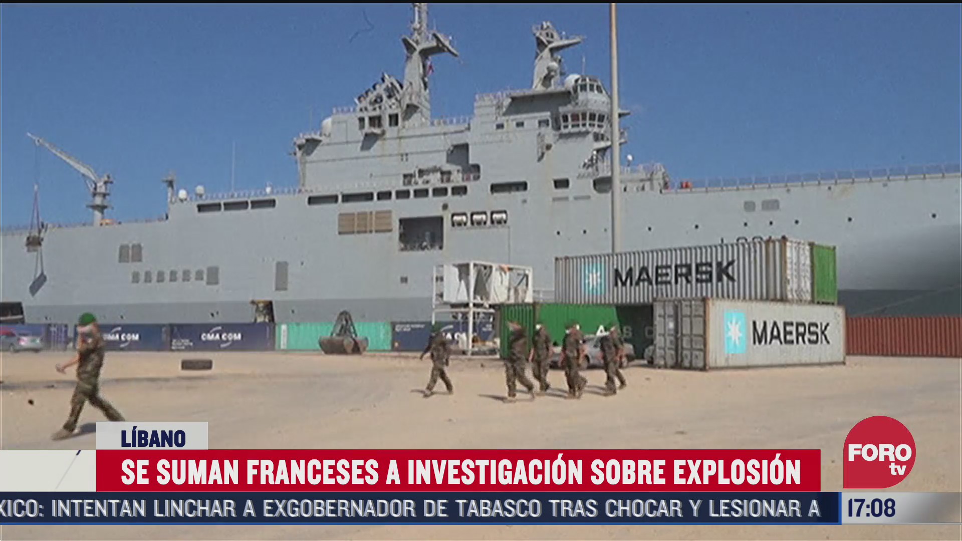 francia se suma a las investigaciones de la explosion en beirut