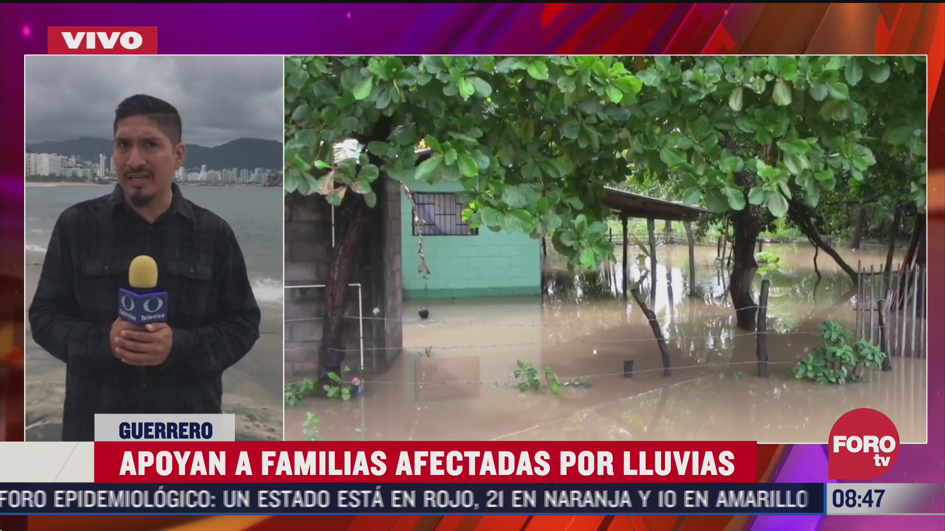 fuertes lluvias en guerrero afecto los hogares de decenas de familias