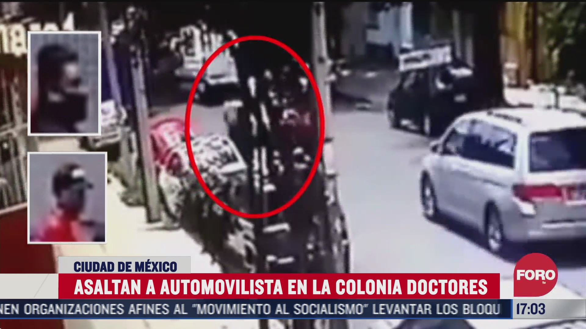 graban asalto a automovilista en la colonia doctores cdmx