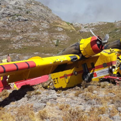 Muere piloto de hidroavión portugués en la frontera española