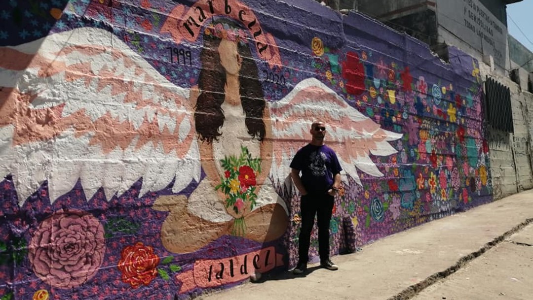 Inauguran en Tijuana mural en memoria a Marbella y todas las víctima de feminicidio