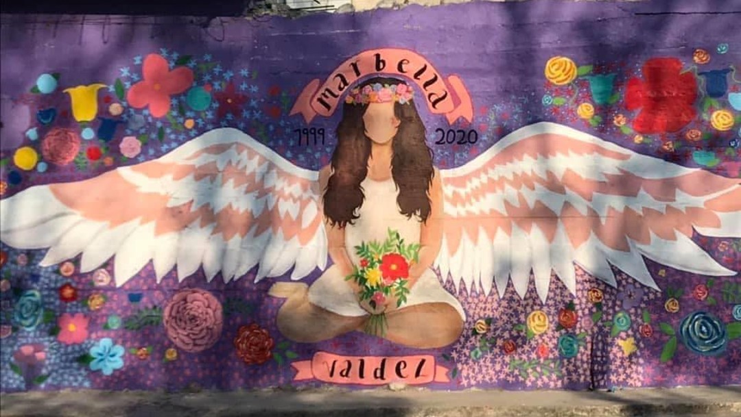 En memoria a Marbella y otras víctimas de feminicidio inauguran mural en Tijuana