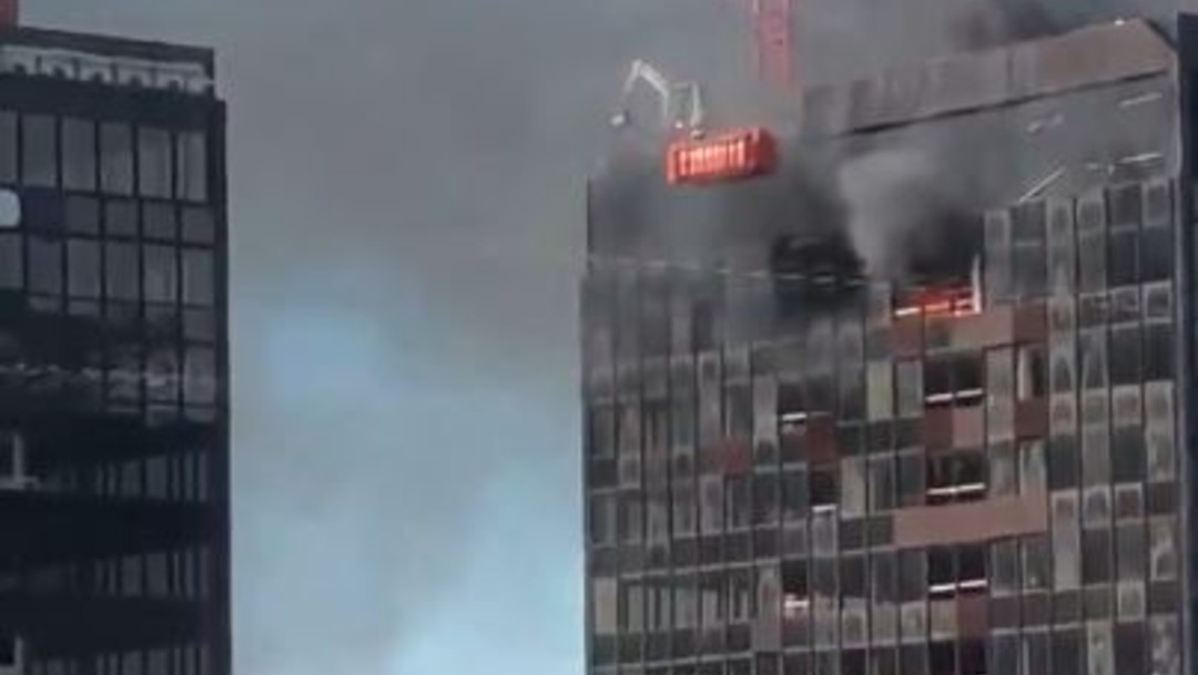 Incendio en el WTC de Bruselas