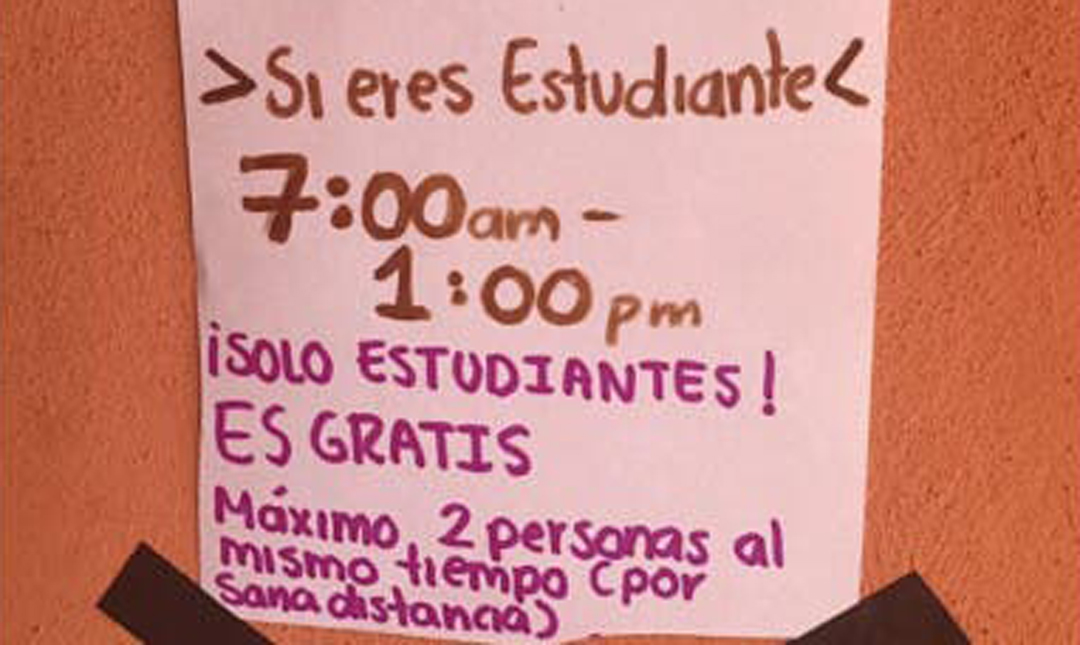 La joven de Yucatán recibió el apoyo de su familia para poder ofrecer el internet a sus estudiantes