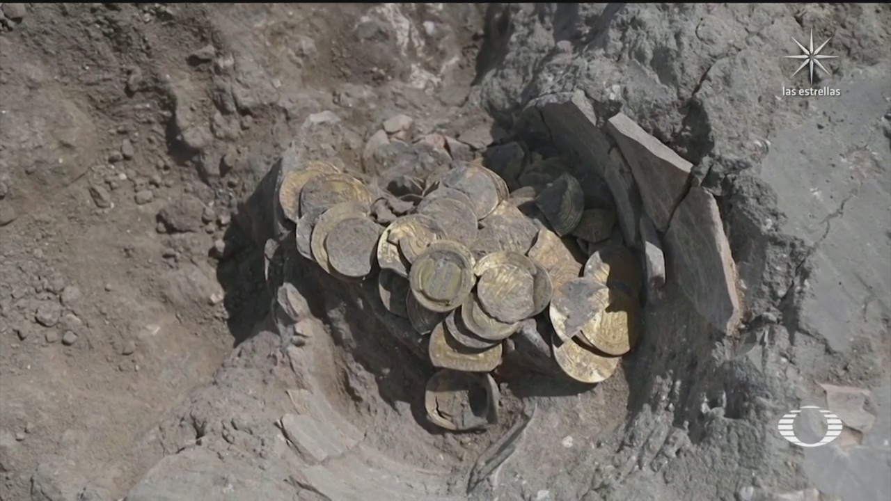 jovenes encuentran vasija con monedas de oro de hace 1100 anos en israel