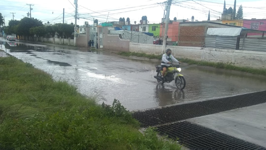 Lluvias causan encharcamientos en 46 municipios de Guanajuato