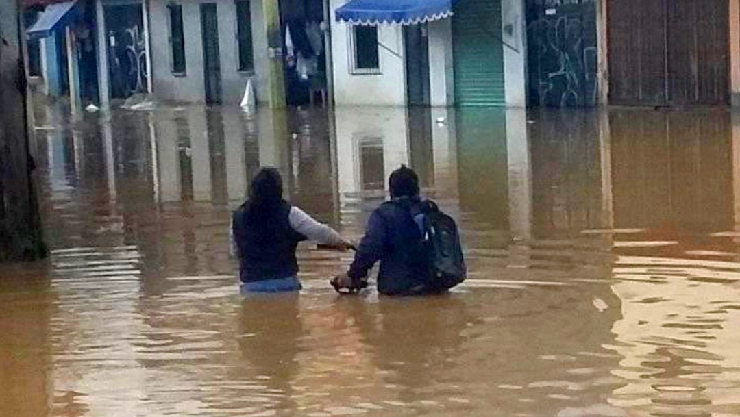 Lluvias provocan afectaciones en San Cristobal de las Casas, Chiapas