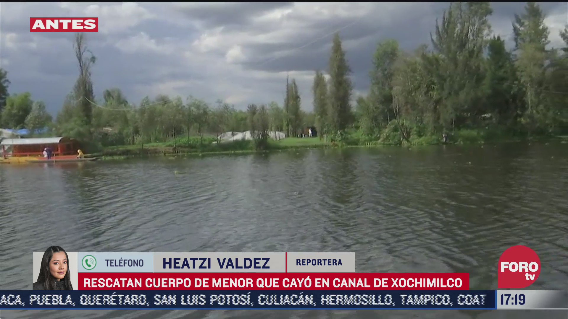 localizan cuerpo de menor en canales de xochimilco