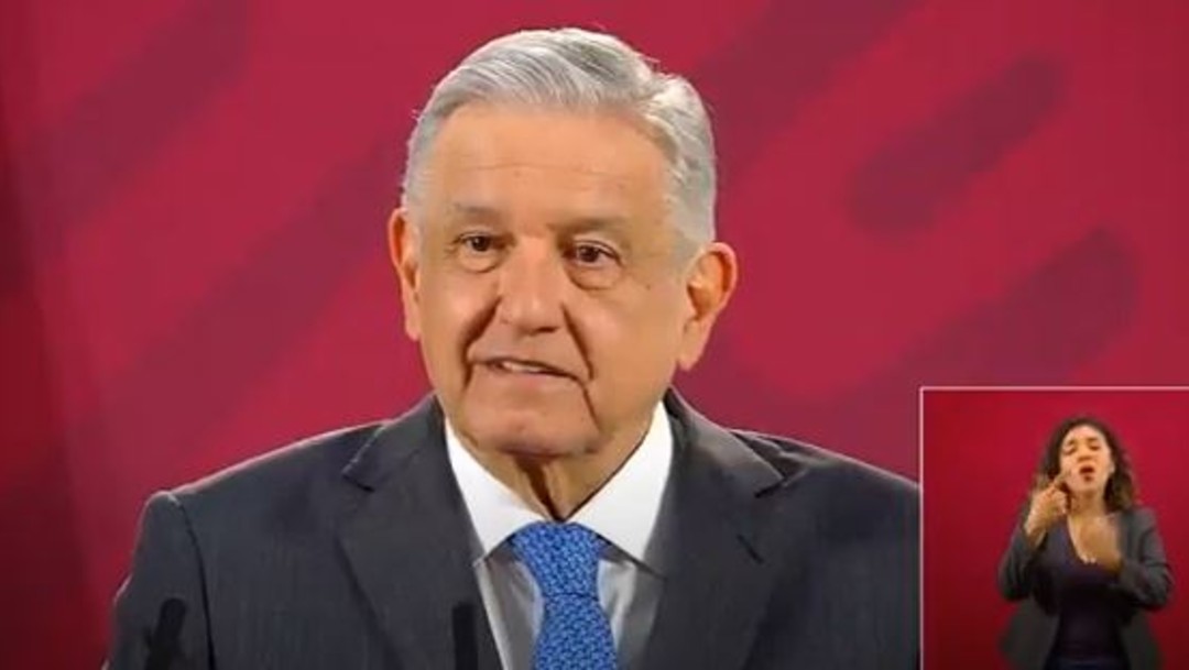 López Obrador en conferencia de prensa Palacio Nacional, México