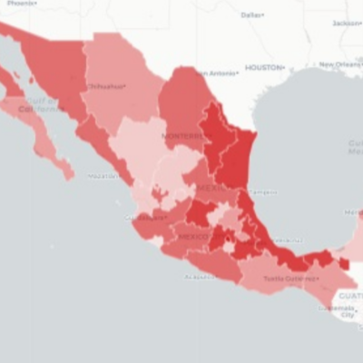 Mapa y casos de coronavirus en México del 18 de septiembre de 2020