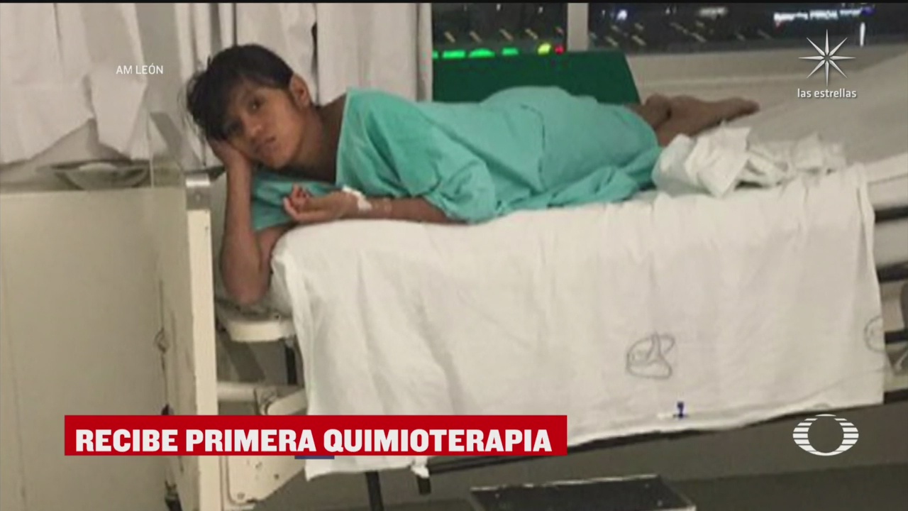 maribel recibe primera quimioterapia en clinica del imss en guanajuato