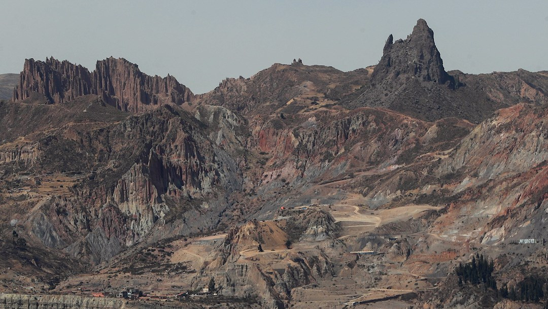 Montaña conocida como La Muela del Diablo, en La Paz, Bolivia