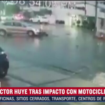 Motociclista es arrollado por vehículo en la ciudad de Puebla