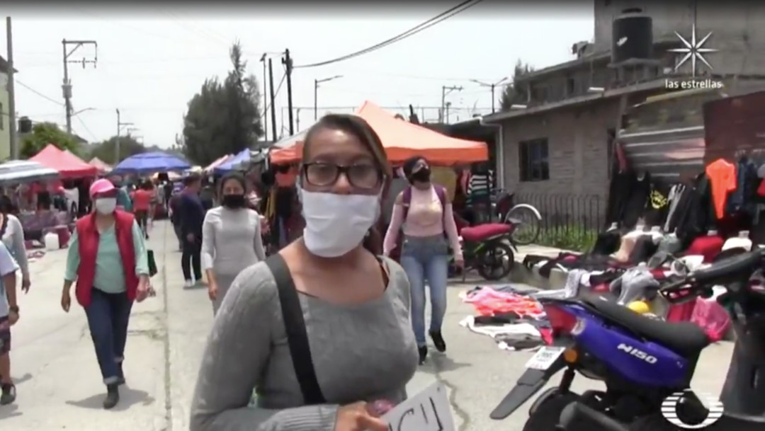 Ante pandemia, mujeres organizan en redes sociales bazar ‘Salvavidas’, en Valle de Chalco