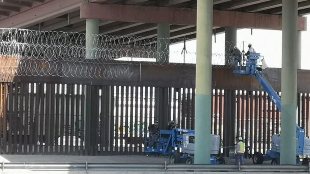 Inician instalación de sección de muro fronterizo en Ciudad Juárez