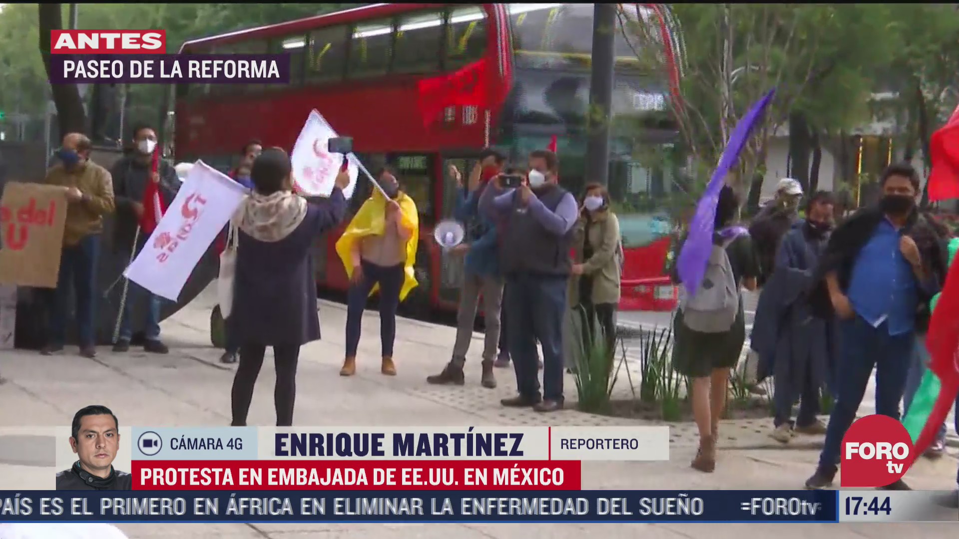 protestan en embajada de eeuu en mexico por ataque a jacob blake