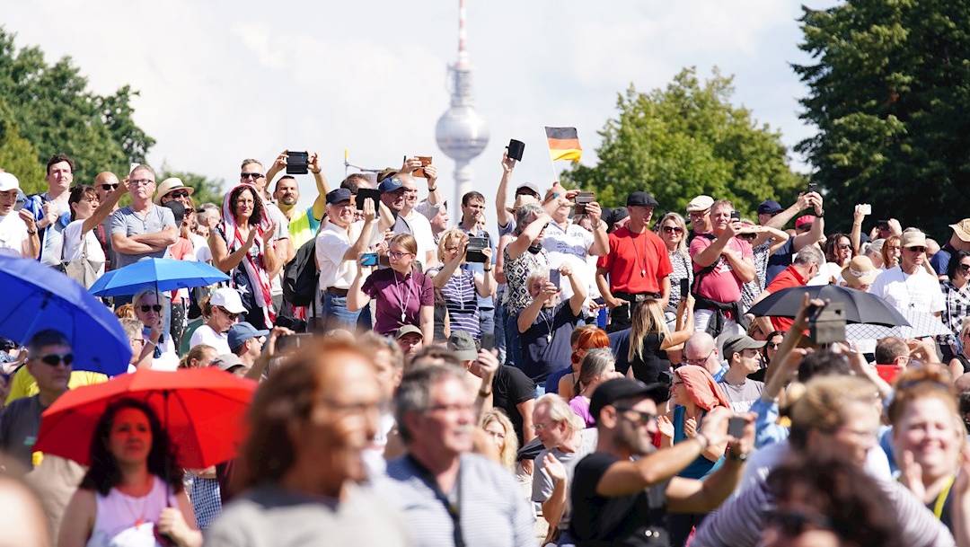 Este domingo 30 de agosto se realizan nuevas manifestaciones negacionistas del coronavirus en Alemania