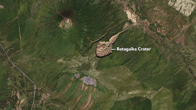 La Puerta del Infierno, o el cráter de Batagaika, ubicado en Sibieria Rusia, no para de crecer y los científicos explican las razones