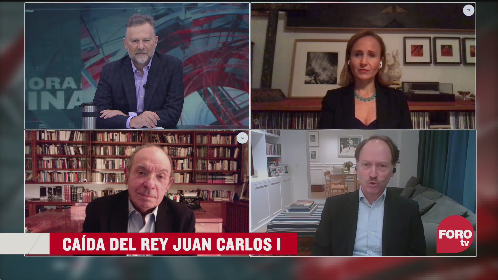 Leo Zuckermann, Héctor Aguilar Camín, Javier Tello y Valeria Moy analizan los escándalos analizan la caída del Rey Juan Carlos I de Espña