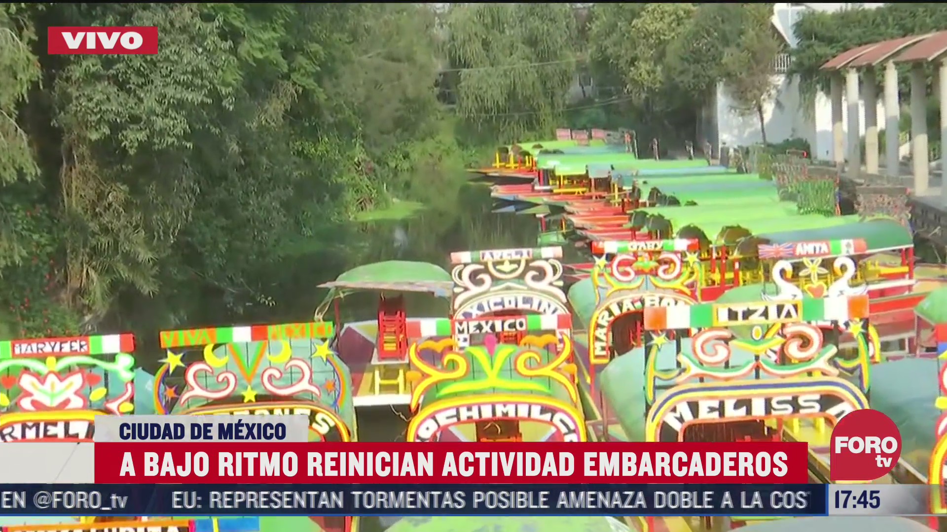 reanudan paseos en trajineras en xochimilco