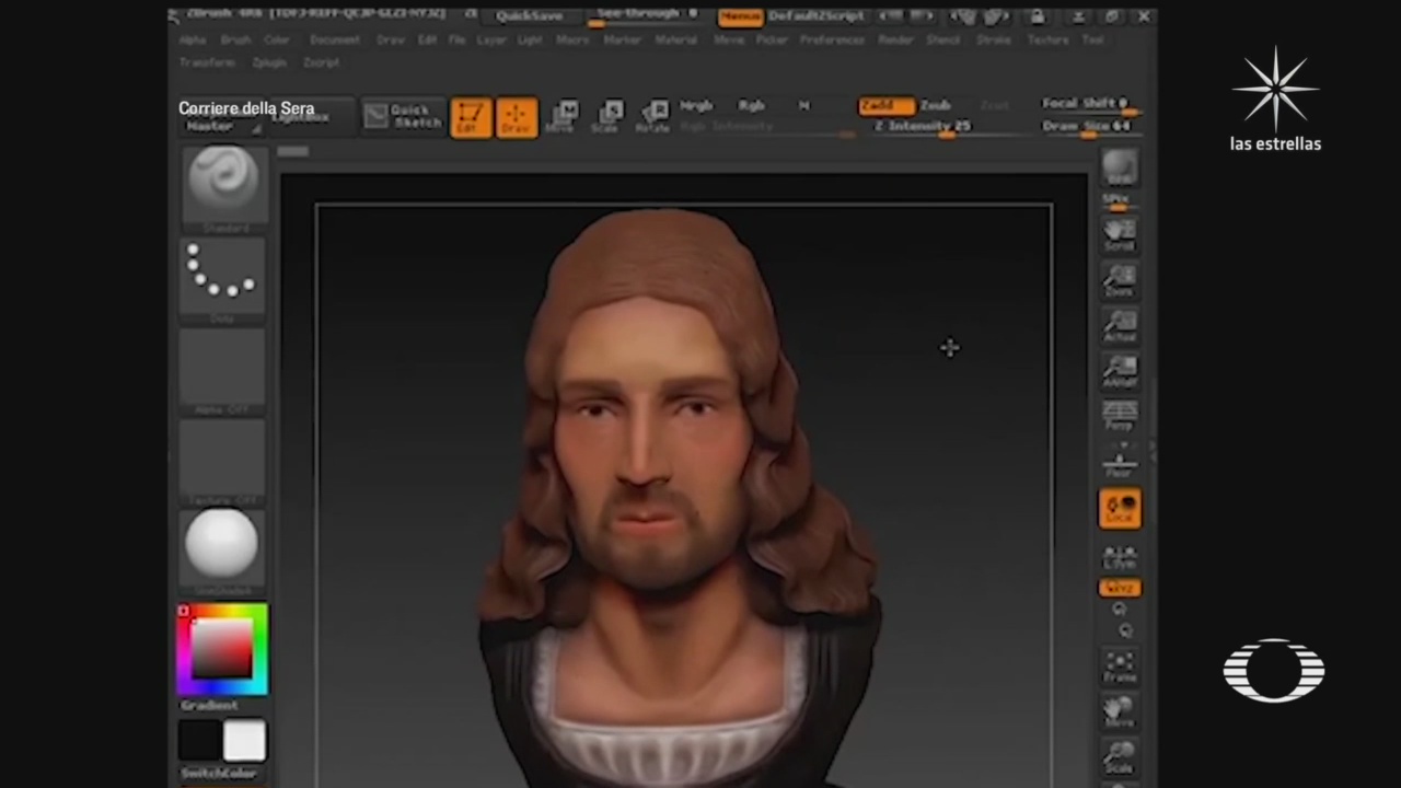 Reconstruyen en 3D el rostro del pintor italiano Rafael