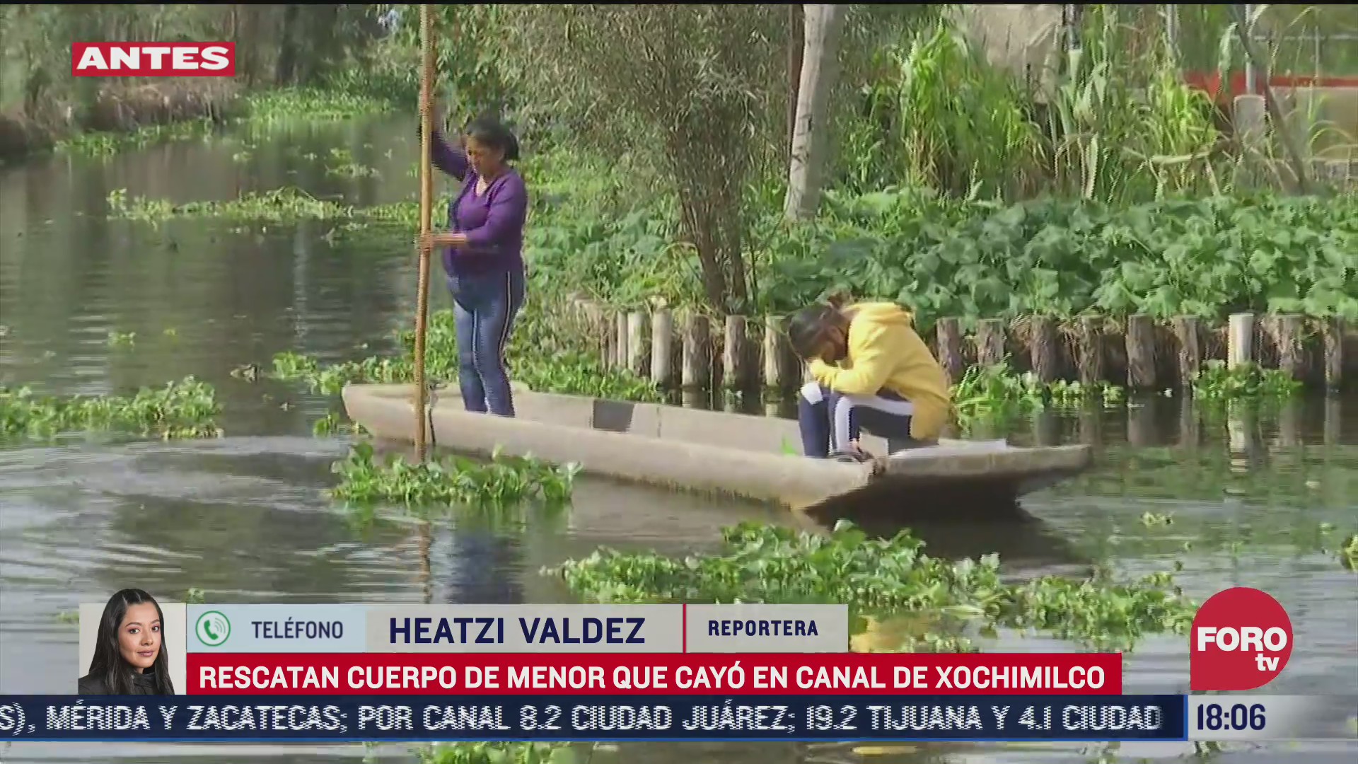 recuperan cuerpo de menor ahogada en xochimilco