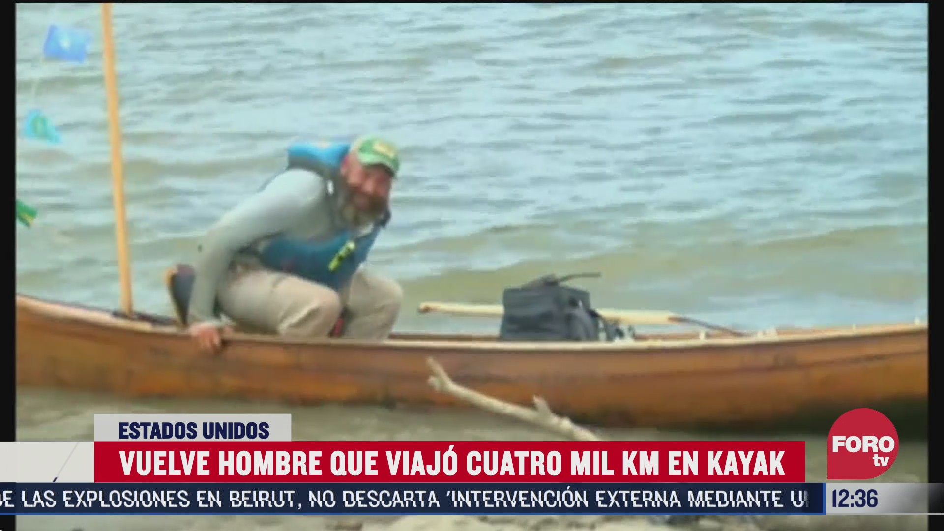 regresa a casa tras viajar miles de kilometros en kayak en eeuu