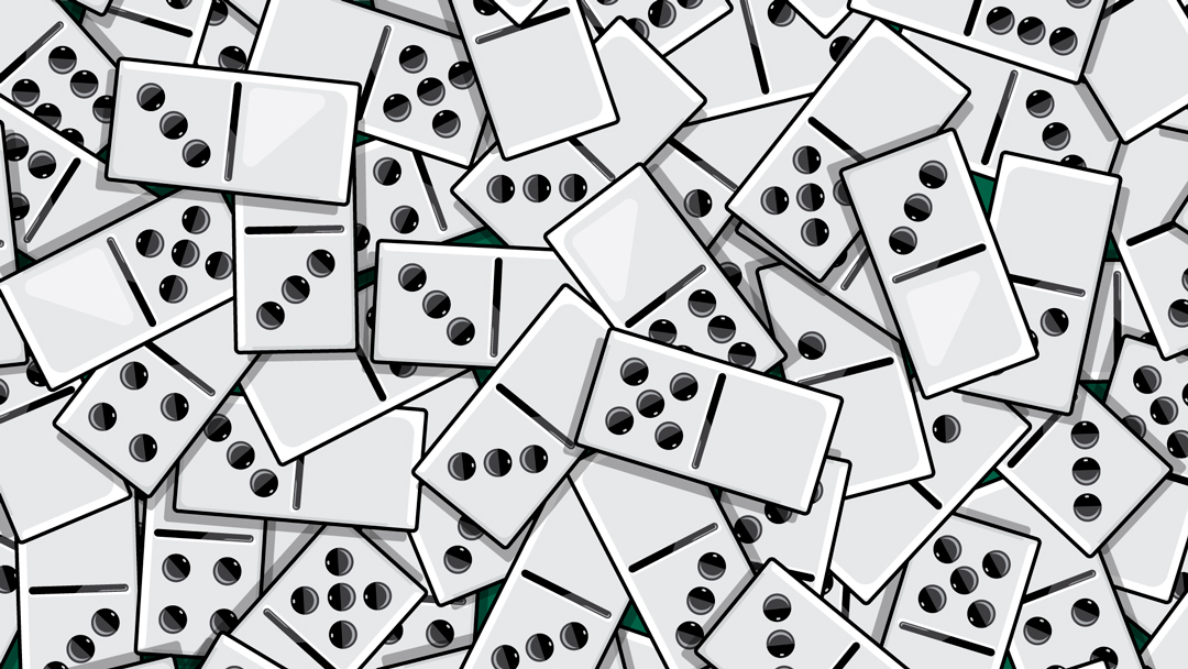 En este reto visual encuentra las 4 mulas de cero entre las fichas de dominó, ilustración