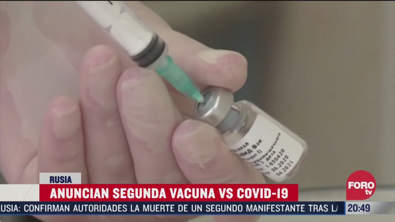 rusia anuncia segunda vacuna contra el covid