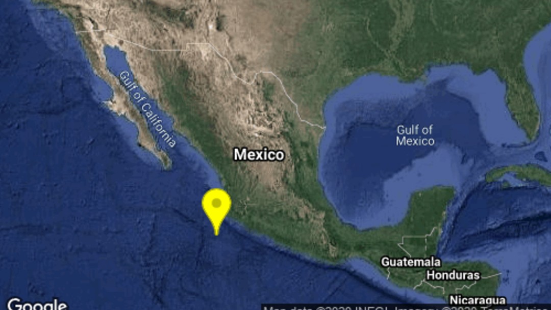 Se registra sismo en Cihuatlán, Jalisco