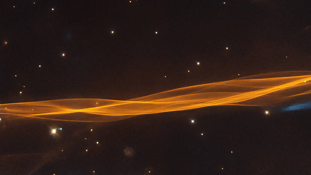 Telescopio Hubble capta borde de una explosión estelar.