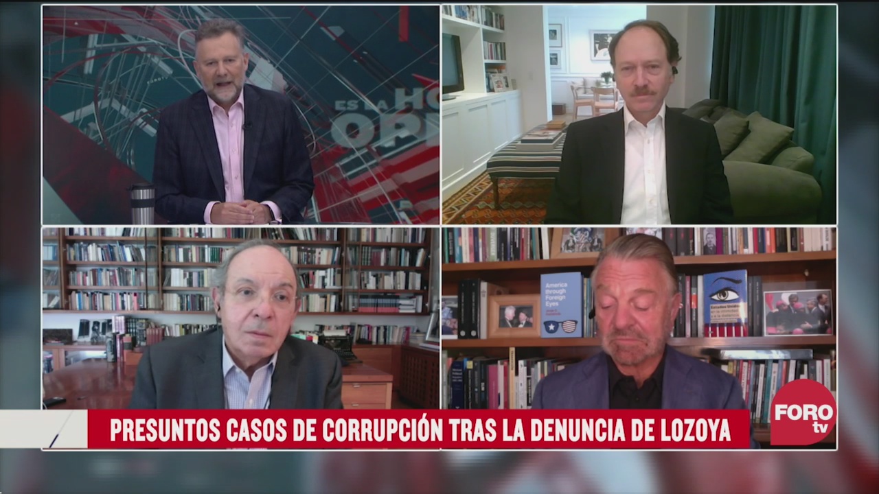 Leo Zuckermann, Héctor Aguilar Camín, Jorge Castañeda y Javier Tello analizan los presuntos casos de corrupción por la filtración de la denuncia de Emilio Lozoya