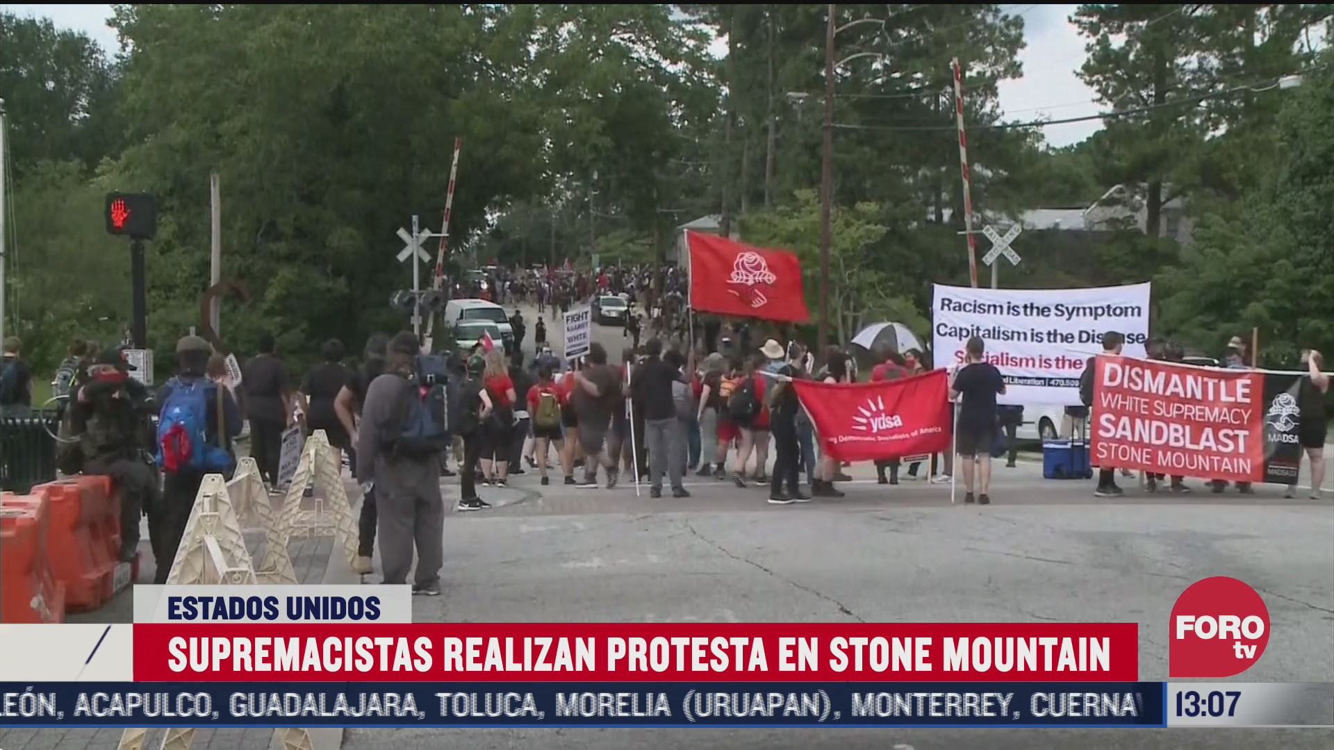 supremacistas blancos protestan en georgia