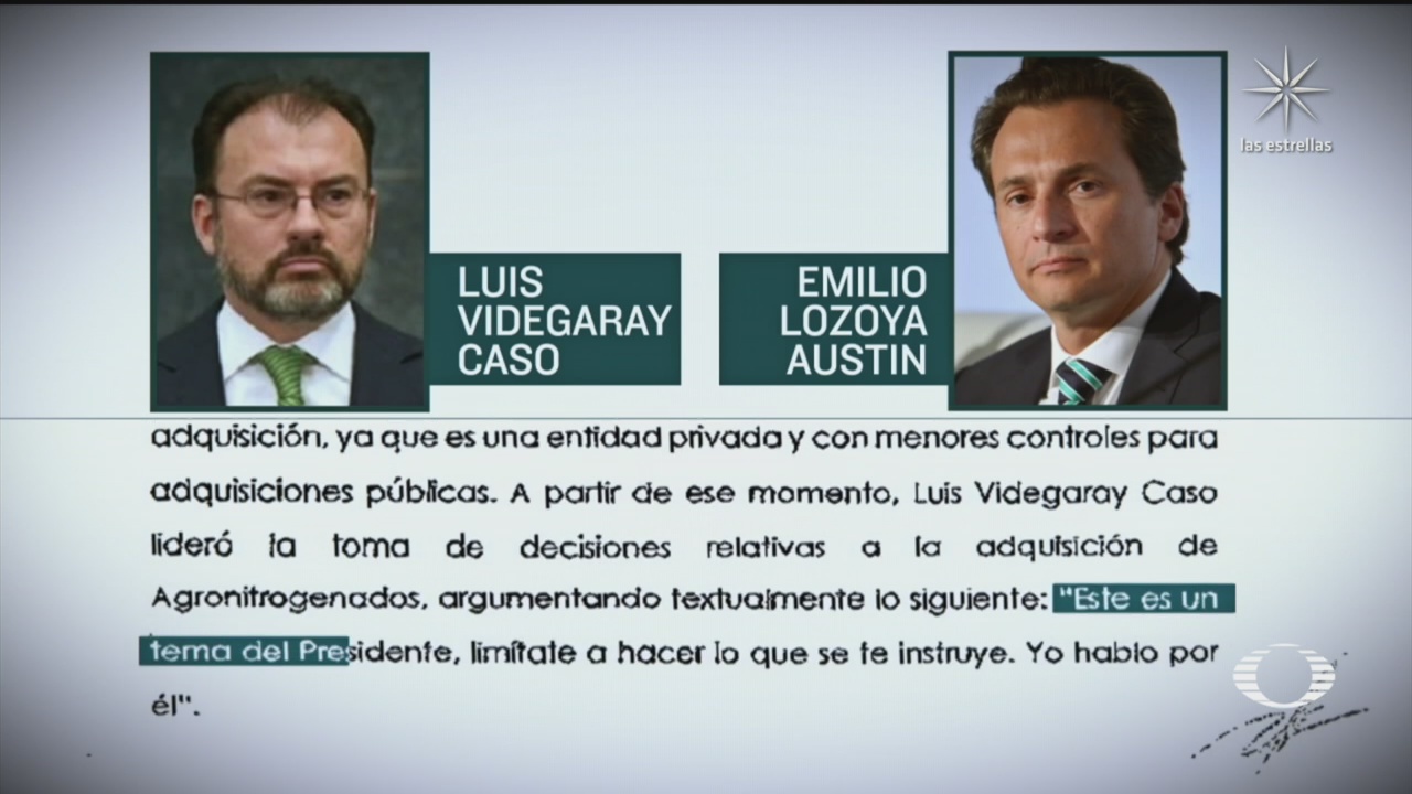 Luis Videgaray respode a la denuncia de Emilio Lozoya