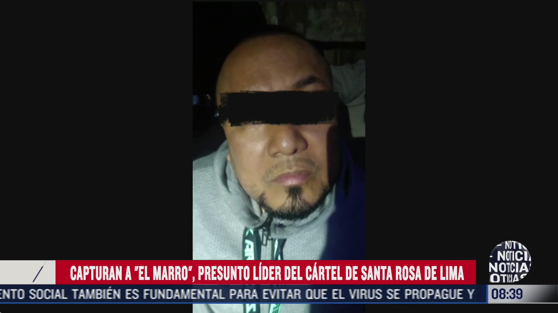 FOTO: 2 de agosto 2020, video interrogan a el marro tras su captura en guanajuato