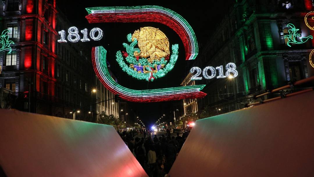La decoración del Zócalo capitalino para estas fiestas patrias estará centrada en Leona Vicario