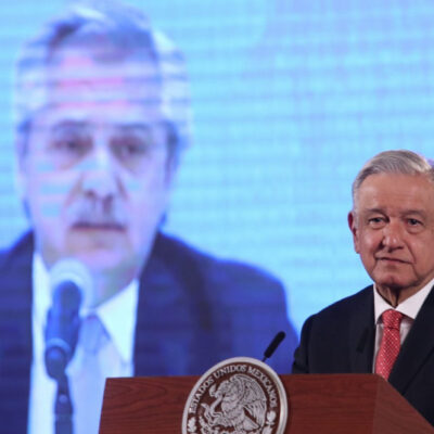 Presidente de Argentina agradece a AMLO ayuda para reestructura económica