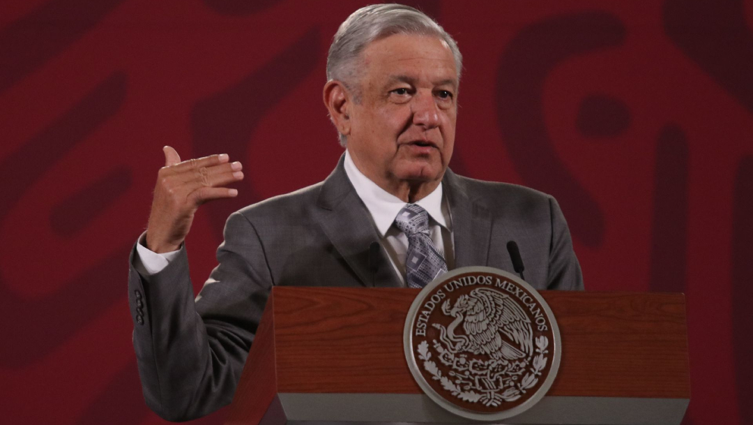El presidente de México, Andrés Manuel López Obrador, en conferencia matutina