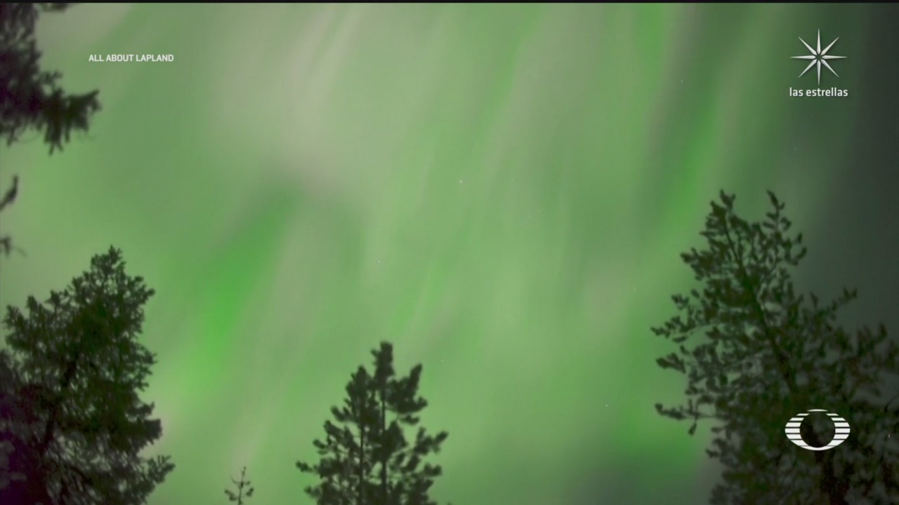 auroras boreales iluminaron el cielo de rovaniemi en finlandia
