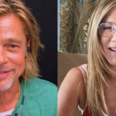 Reencuentro entre Brad Pitt y Jennifer Aniston causa revuelo; Morgan Freeman se emociona