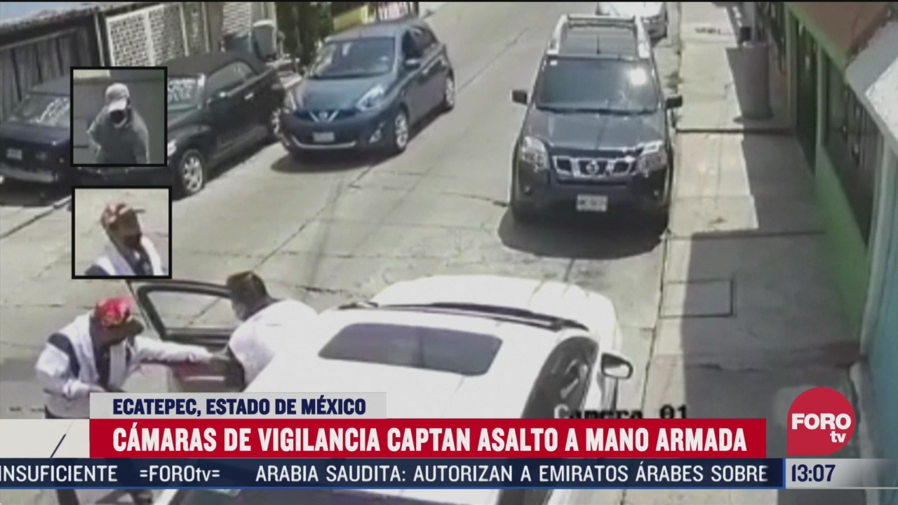 camaras de vigilancia graban asalto con violencia en ecatepec edomex