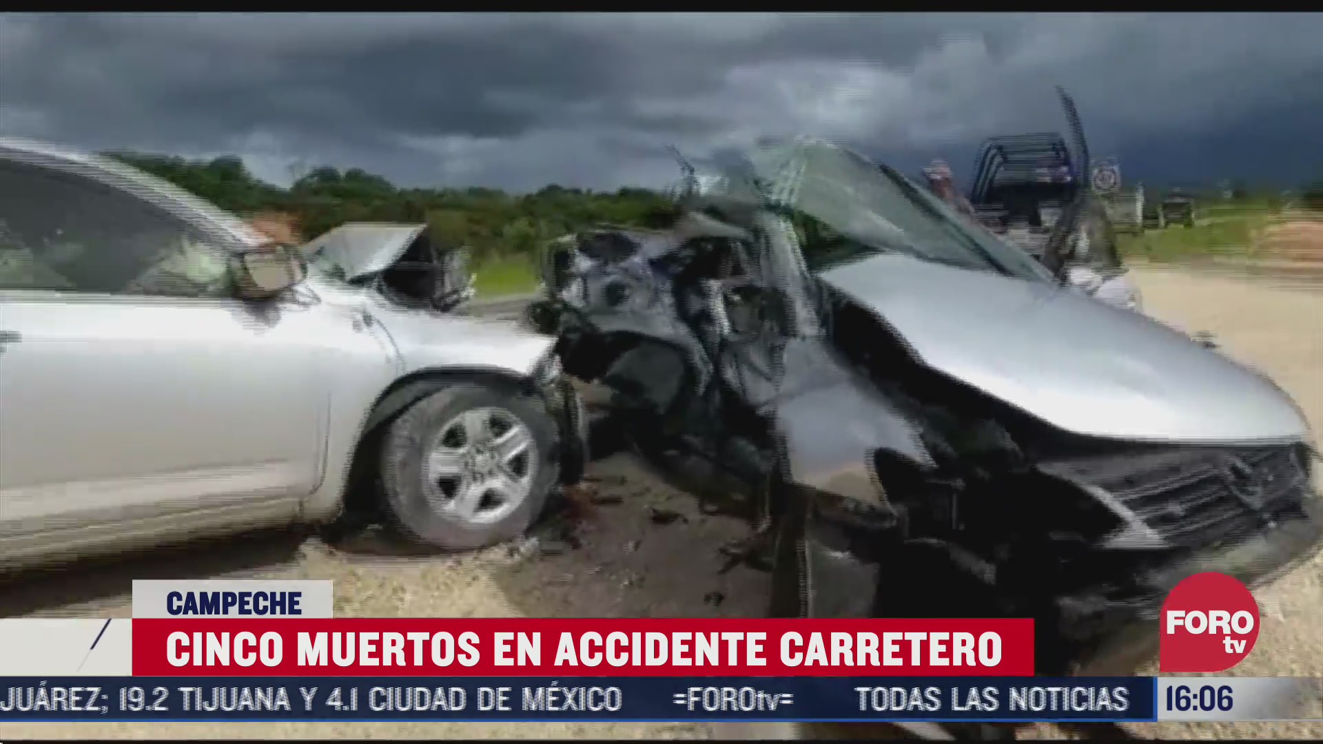 cinco muertos por accidente carretero en campeche