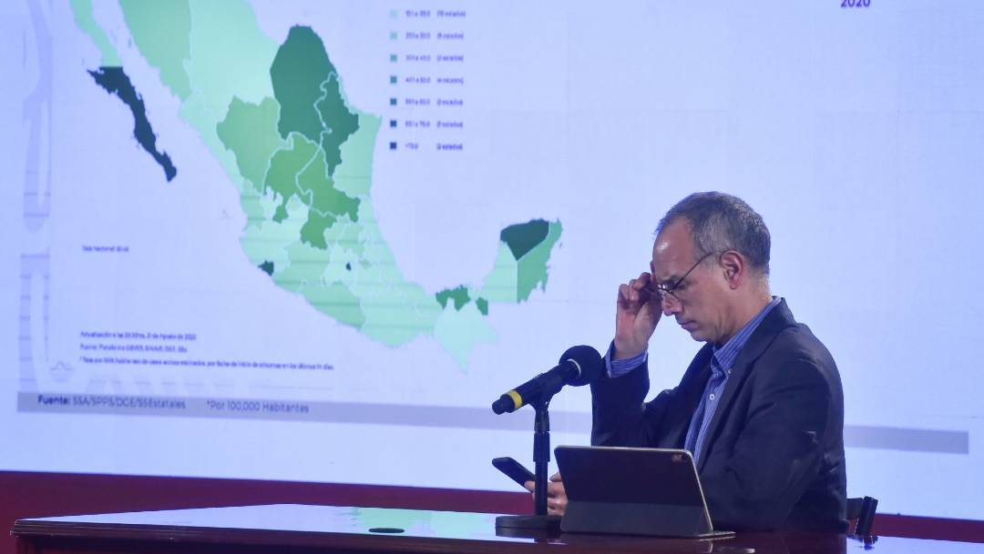 El subsecretario de Promoción y Prevención de la Salud, Hugo López-Gatell, informó que México llegó a las 67 mil 558 muertes por coronavirus