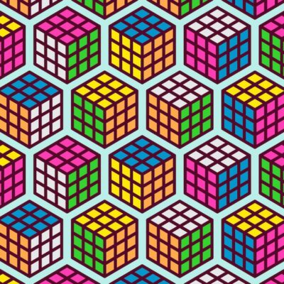Reto visual: Encuentra tres cubos Rubik mal armados