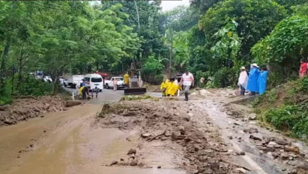 Las lluvias provocadas por la tormenta tropical Beta dejaron daños en la zona norte de Chiapas, principalmente en los municipios de Chapultenango y Solosuchiapa