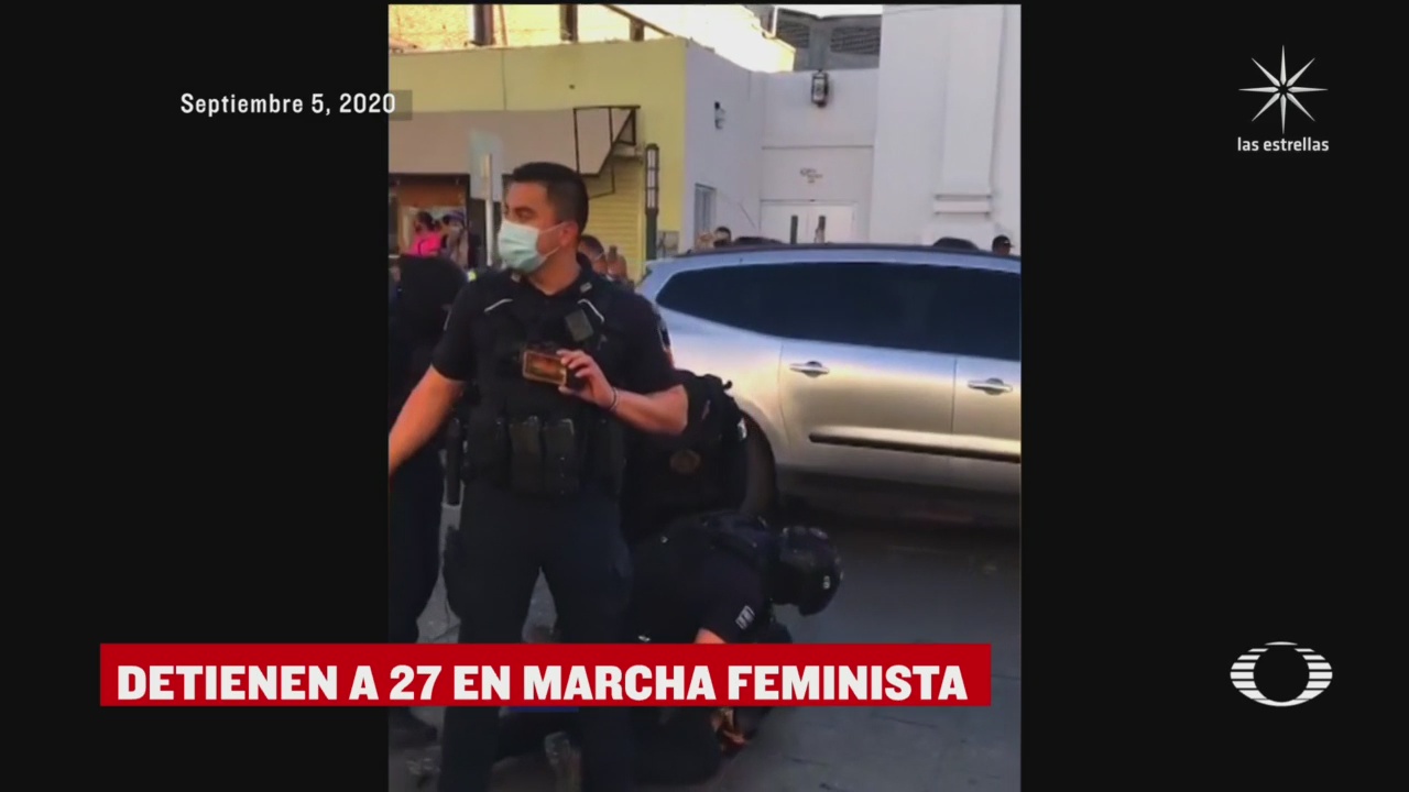 manifestantes mujeres detenidas en Ciudad Juarez Chihuahua