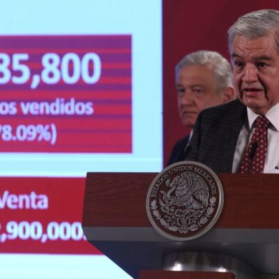 Se vendió el 78.09 % de los 'cachitos' para rifa del avión presidencial, informa Lotería Nacional