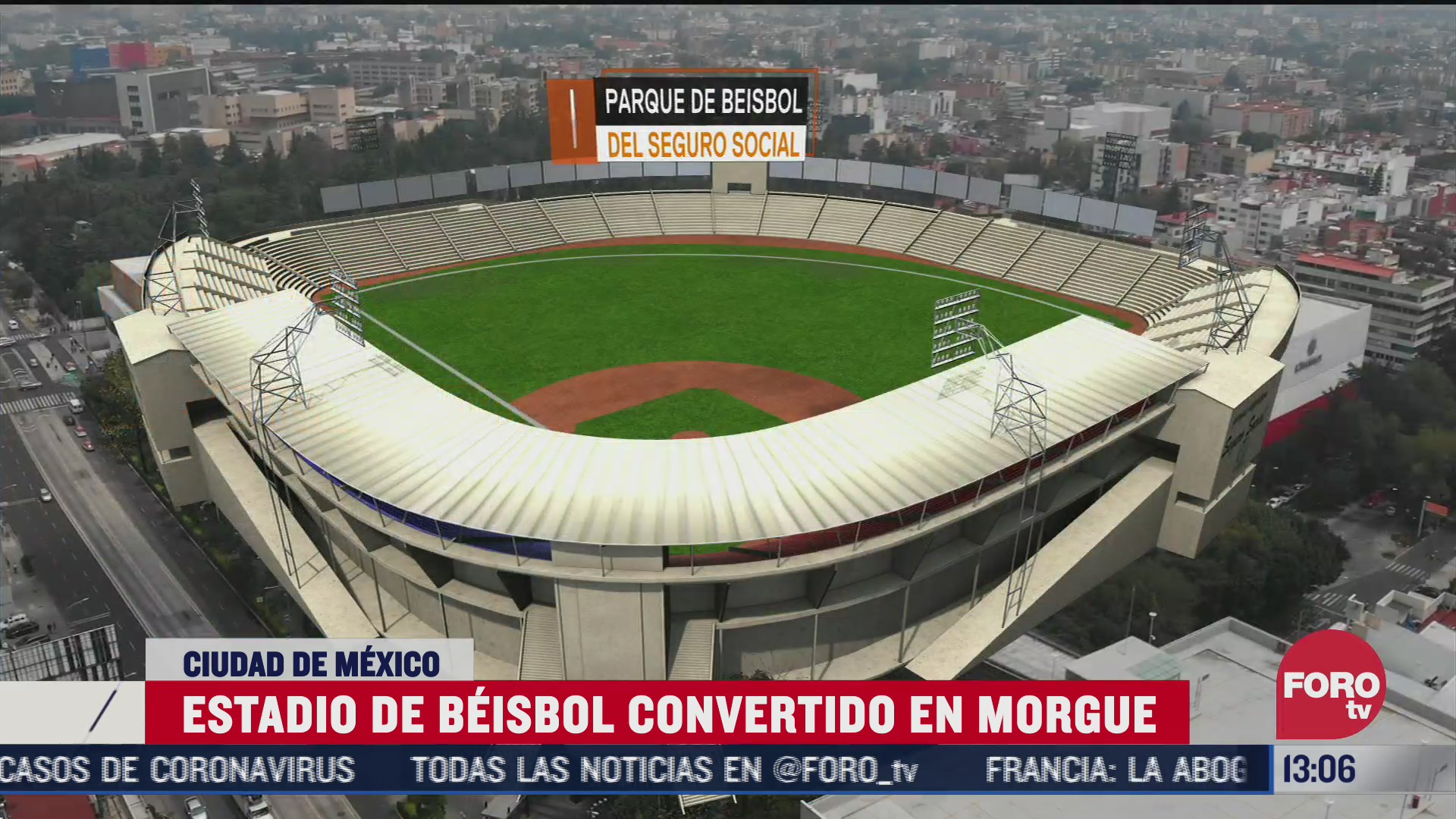 estadio de beisbol fue transformado en enorme morgue por terremoto