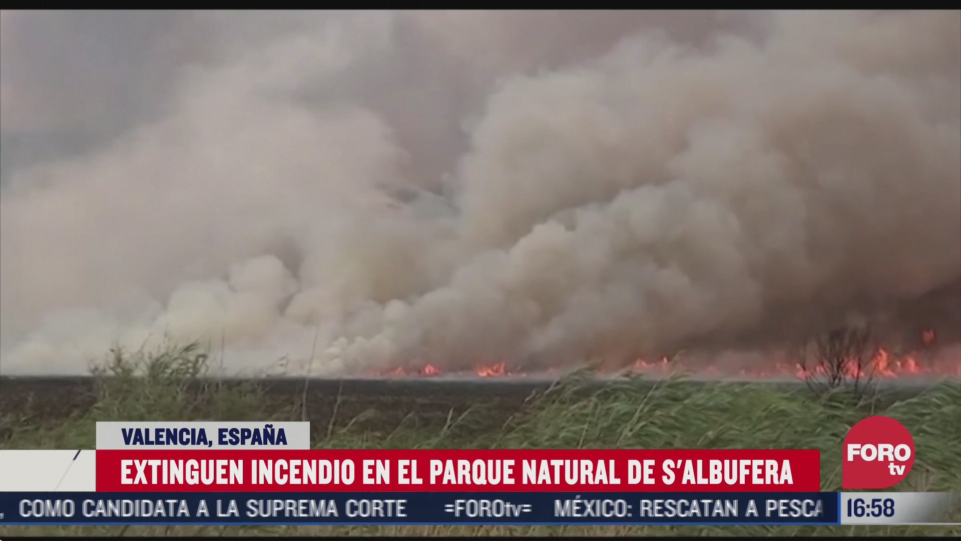 extinguen incendio en parque de espana