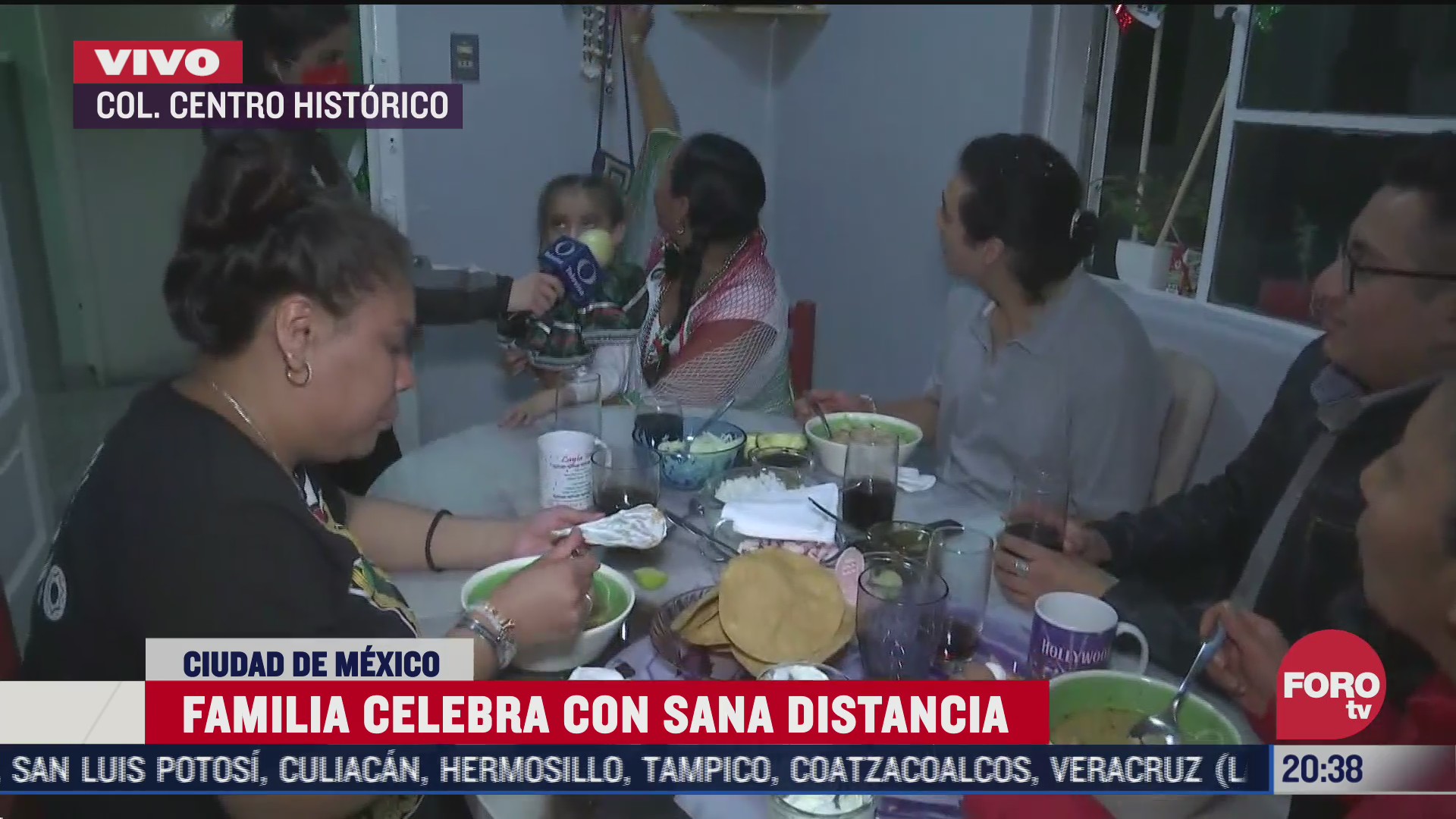familia celebra con sana distancia independencia de mexico